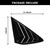 DLOVEG Rear Side Window Louvers Compatible for 2025 2026 Honda Accord Accesories 2023 2024 Sport Style Window Blinds for Accord 11th Gen Air Vent Scoop Louvers Trim Shades Cover (Bright Black)