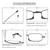 3 Pack Folding Reading Glasses with Keychain Compact Bags Women Men Blue Light Blocking Spring Hinge Portable Pocket Readers,Black 0.0