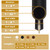 Window Weatherstrip Seal 1/4" Bulb Bubble Kerf Mount Gasket (25', Black)