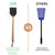 DEBETOOL 2 Pack Leather Fly Swatter for Indoors - 19.7" Wooden Long Handle