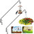 IDZO Deck Hook for Bird Feeder, 43" Plant Hanger, 3" Non-Slip Clamp, 2PCS