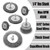 VIDICA Wire Brush Set 6 Pcs, Wire Wheel for Drill with 1/4 Inch Hex Shank, Drill Brush with 0.012 Inch Coarse Crimped Carbon Steel Wires for Removing Rust, Paint and Corrosion