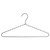 Rethink Your Room Clothes Hangers 60 Pack – Space Saving Fabric & Metal Hangers, Non-Slip Pant & Coat Hangers, Room Essentials, Closet, Durable Wardrobe Storage for Shirts, Suits & Pants – Grey/White