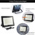 garageangle LED Flood Light Outdoor,250W LED Work Light 25500lm with 6FT US Plug,IP66 Waterproof Exterior Security Lights,6000K Daylight White Outside Floodlights Slim Design (150W-2Pack)