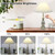 LALISU Farmhouse Table Lamp with Pull Chain Switch 3-Way Table Lamp Rustic