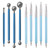 Dotting Tools, Silicone Clay Sculpting Tool, Ceramic Clay Ball Stylus Dot Painting Tools, Pottery Embossing Tool for Rock, Nail, Blending, Drawing, Modeling