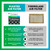 Filterbuy 20x20x1 Air Filter MERV 10 Odor & Allergy Defense (1-Pack)