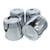 AYZH 4 Pack 5.15 Inch Center Caps Push Through for Trailer Truck RV Wheels Rims 5.15" Center Bore Chrome Steel