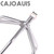CAJOAUIS Fishing Harpoon 7 Prong Stainless Steel Fishing Gig Gaff Fork Hook