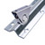 Aiwaiufu 12FT Galvanized Inverted V Track Kit – 3pcs 4FT Slide Gate Tracks with Mounting Hardware – Heavy Duty Steel Rail for Sliding Driveway Gates, Barn Doors, and Outdoor Applications