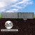 Landscape Edging 30pcs, 4IN Tall Plastic Garden Edging Borders Kits (Total 24FT), Garden Mini Fences with 30pcs Stakes, Stone-Like Textured Small Garden Fence for Flowerbeds, Yard, Pathway, Greystone