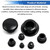smseace 90Pcs Rubber Plugs 9-Sizes 1" 7/8" 3/4" 5/8" 1/2" 3/8" 5/16" 1/4" 1/5" Assorted Sizes Silicone Stoppers Rubber Plugs for Holes Used for Tube,Bathtub,Kitchen and Outdoor Equipment