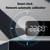 Jinvocloud Smart WiFi Alarm Clock with Timer, USB 2A+1C Fast Charging, App Remote Control, Digital LED Large Screen Power-Off Countdown Timer, Snooze Alarm, Time, Weather and Temperature Display