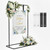 GMFRXII Wedding Welcome Sign Stand, Black Easel