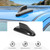 CheroCar Shark Fin Antenna Base Cover Roof Antenna Cover Trim Decoration Fit for Chevy Silverado Suburban Tahoe GMC Yukon Sierra Escalade 2019-2026 Exterior Accessories,Black