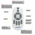 GTHAAA A19 Remote Control LED Light Bulbs E26 Dimmable 2700K-6000K, 2 Pack