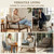 baibu Recliner Seat Cushion with Lumbar Pillow, 20 x 20 x 5 in, Beige