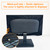 MyBolin 3-Piece Computer Dust Cover Set - Waterproof & Dustproof with Elastic Fabric, Pure Black Minimalist Design, Includes mainframe Case, Keyboard & 19-27 Inch Monitor Covers , Universal Fit
