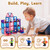 Mruikeny 15 Pieces Magnetic People Figures for Kids Ages 3 4 5 6 7+ Years
