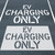 Large EV Charging Only Parking Stencil, 12" Letter Height, Silicone Foldable Reusable Pavement Stencil for Asphalt & Concrete EV Charging Lot Signs 45" x 82"