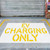 Large EV Charging Only Parking Stencil, 12" Letter Height, Silicone Foldable Reusable Pavement Stencil for Asphalt & Concrete EV Charging Lot Signs 45" x 82"