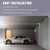 YTFRL Parking Guide Assist Laser Sensor, 360 Degree Adjustable Laser Head Car Garage Sensor, Universal Dual Lasers Garage Sensors for Parking Guide, Parking Aid Car Accessories