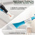 GOCCIDA 2IN1 Car Cleaning Air Blow Gun & Vacuum Gun for Interior Detailing