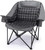 Pcuauld Camping Chairs for Adults Heavy Duty Padded Folding XL Camp Chairs with Cup Holder, Supports 500lbs, Oversized Large Outdoor Widen Comfy Lawn Chairs for Tailgating Sports Beach Yard