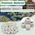 NEWKE 16 Pack Filter Media Set for Aquagarden Inpond 5in1 200 Gallon Model