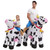HSCTEK Inflatable Cow Costume Kids Boys, Blow up Ride on Halloween Cosplay