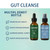 Gut Cleanse, Dual-Bottle Wellness Routine, with Black Walnut Hull+Wormwood+Barberry Root and Clove, Safe Gentle Supports Digestive Health, Non-GMO for Women & Men