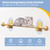 TKZTKZ No Drilling Curtain Rod Brackets:Self Adhesive Curtain Rod Holders for Rod 5/8" No Nail,Easy Peel and Stick Curtain Rod Hooks No Drill for Bathroom, Livingroom, Kitchen,Dorm,Door(Gold,2PCS)