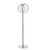 KLDKLD Adjustable Brush Nickel Towel Rack,Freestanding Bathroom Towel Holder