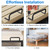 Pafeooui 8 Pack Mattress Retainer Bar – Heavy-Duty Anti-Slip Mattress Gripper for Wooden/Adjustable/RV Beds | Black Iron Stabilizers with 32 Screws (10.2” x 3.1” x 3.5”)