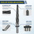 5 Piece M2 HSS Taper Chucking Reamer Set, 1", 3/4", 5/8", 1/2", 3/8"