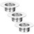 Bathroom Drain Strainer, 3Pcs Stainless Steel Drain Cover Sink Hair Catcher