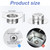 Bathroom Drain Strainer, 3Pcs Stainless Steel Drain Cover Sink Hair Catcher
