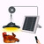 TSJKPAYL Solar Chicken Coop Light with Timer, Outdoor Solar Pendant Lights IP66 Waterproof & 16.4ft Cord, 3-Color Dimmable Shed Lights for Sheds, Chicken Coop, Farm, Stables