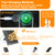 TSJKPAYL Solar Chicken Coop Light with Timer, Outdoor Solar Pendant Lights IP66 Waterproof & 16.4ft Cord, 3-Color Dimmable Shed Lights for Sheds, Chicken Coop, Farm, Stables