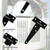 T Strap Hinges Heavy Duty, Shed Door Gate Hinges(Black) (12 Pcs *4 inch)