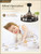 Fanbulous 20 Inch Rustic Ceiling Fan with Light and Remote, Bear and Deer
