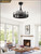 Fanbulous 20 Inch Rustic Ceiling Fan with Light and Remote, Bear and Deer