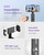 Auto Face Tracking Tripod 360 Rotation with Light, Phone Tripod Stand with Remote Follow Your Movement, for Android Phone Selfie Stick for Content Creators Vlog