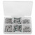 200PCS Deutsch Connector Pins and Sockets, Size 12 16 20 Male and Female Solid Terminals, Stainless Steel Solid Contacts for Deutsch DTP, DT, DTM Series Connectors, Wire Range 12-22AWG