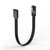 JSADZKJ 0.68ft Short USB C Cable PD100W Right Angle Type-C Fast Charging Cord Flat Type USB C Male to Female Cable 90Degree USB-C Extension Short Cable for Phone15/16,Laptop, Tablet,and More