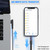 JSADZKJ 0.68ft Short USB C Cable PD100W Right Angle Type-C Fast Charging Cord Flat Type USB C Male to Female Cable 90Degree USB-C Extension Short Cable for Phone15/16,Laptop, Tablet,and More