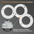 4PCS Chimney Insulation Wool Parts, Heat Resistant Gasket Replacement for Traeger/Pit Boss and Camp Chef Wood Pellet Grill Smokers