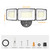 Onforu 130W Dusk to Dawn Flood Lights Outdoor,6500K Outdoor Lighting,13000LM Super Bright Lights,IP65 Waterproof Hardwired LED Security Lights for Garage,Yard,Outside