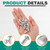 LEIFIDE 200 Pack 3/16" Diameter x 1/2" Solid Aluminum Brazier