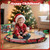 Christmas Train Set for around under The Tree, Electric Christmas Tree Train with Remote Sound Smoke Light, Steam Locomotive Xmas Christmas Train Toy Gift for Kids Boy Girl, Glowing Passenger Carriage